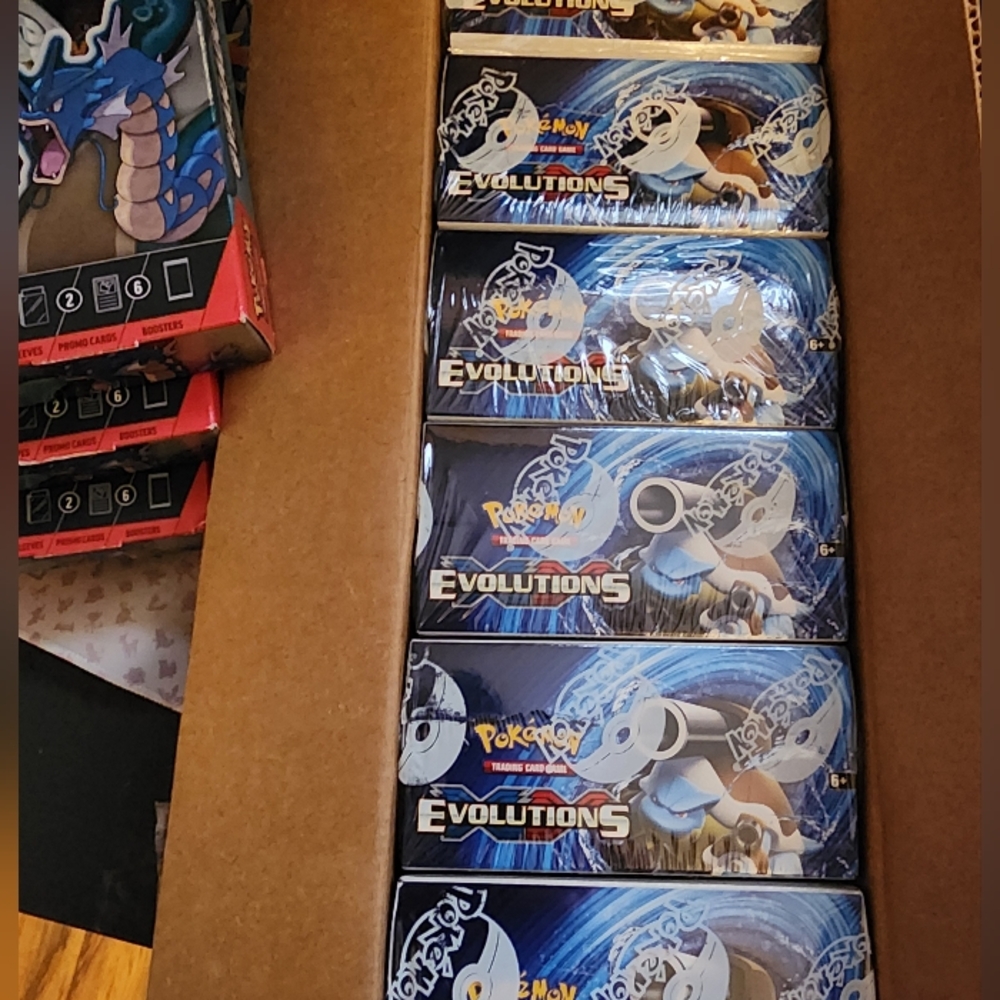 2016 Pokemon XY Evolutions Booster Boxes (quantity of 6)
